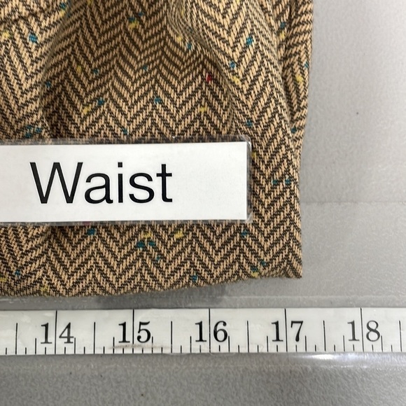 Cabi Penny Blazer Herringbone Brown Tan Bows Pockets Size Medium 3170 - Picture 17 of 17